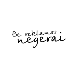 Be reklamos negerai organisation logo