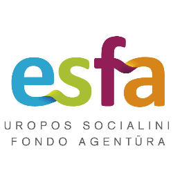 Europos socialinio fondo agentūra logo